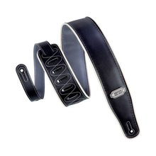 Load image into Gallery viewer, Levy's Leathers M26VCP-BLK_GRY 2.75" Vinyl Guitar Strap - Black, Grey, and Cream