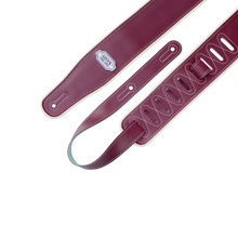 Load image into Gallery viewer, Levy's Leathers M26VCP-BRG_SEA Reversible Vinyl Guitar Strap - Burgundy Seafoam