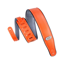 Load image into Gallery viewer, Levy's Leathers M26VCP-ORG_TEL Reversible Vinyl Guitar Strap - Orange Teal