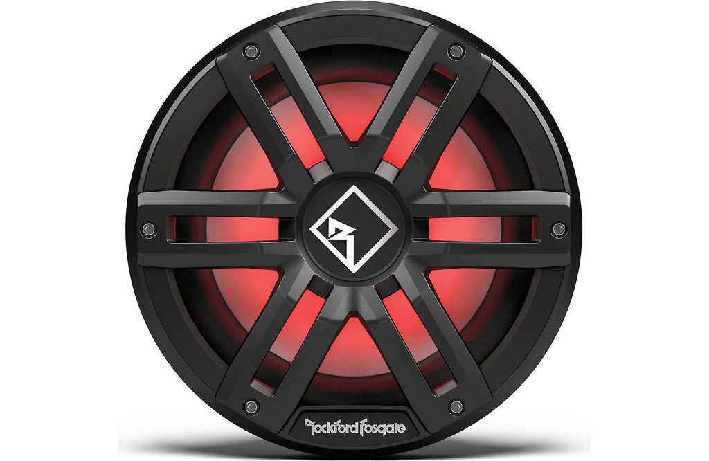 Rockford Fosgate M2D2-10IB M2 10" subwoofer Color Optix RGB LED lighting Black