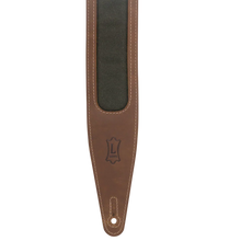 Load image into Gallery viewer, Levy's Leathers M317TRI-BRN-GRN Guitar Strap - Brown, Green