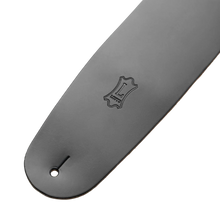Load image into Gallery viewer, Levy's Leathers M4-BLK Genuine Leather Bass Guitar Strap - Black