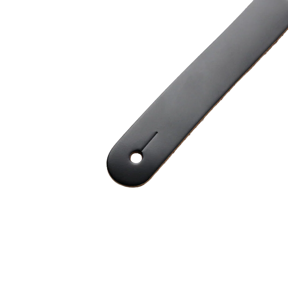 Levy's Leathers M4-BLK Genuine Leather Bass Guitar Strap - Black