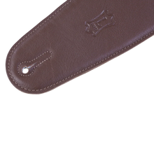 Load image into Gallery viewer, Levy's Leathers M4GF-BRN Genuine Garment Leather Bass Guitar Strap - Brown