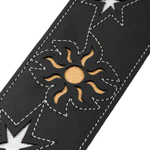 Load image into Gallery viewer, Levy's Leathers M4MN-BLK Sunbird Series Guitar Strap - Hummingbird Design