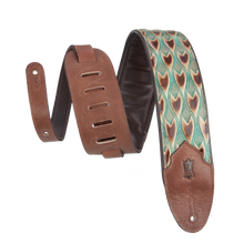 Load image into Gallery viewer, Levy's Leathers M4WP-004 Sundance Series 3" Wide Embossed Leather Guitar Strap