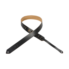 Load image into Gallery viewer, Levy's Leathers M70-BLK Chrome-Tan Leather Guitar Strap - Black