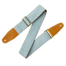 Load image into Gallery viewer, Levy's Leathers M7DM-LTB Denim Series 2" Wide Guitar Strap
