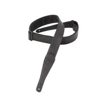 Load image into Gallery viewer, Levy's Leathers M7GG-BLK 2" Wide Genuine Garment Leather Guitar Strap