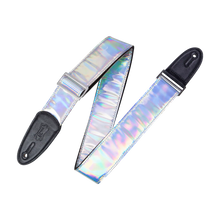 Load image into Gallery viewer, Levy's Leathers M7SC-SIL 2" Vinyl Guitar Strap - Irridescent Rainbow