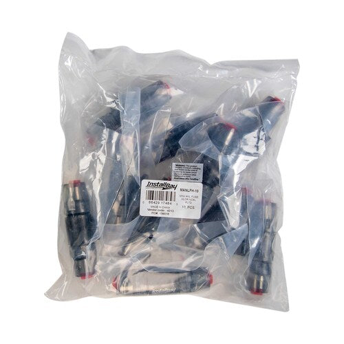 Install Bay MANLFH-10 Mini ANL Nickel Fuse Holder 4/8GA 5/16th Stud - 10 Per Bag