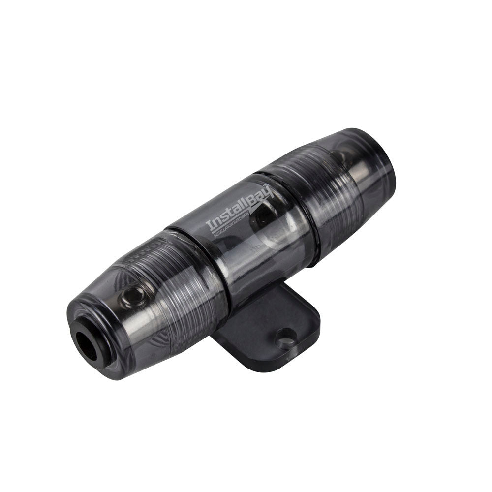Install Bay MANLFH-10 Mini ANL Nickel Fuse Holder 4/8GA 5/16th Stud - 10 Per Bag