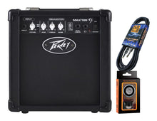 Load image into Gallery viewer, Peavey MAX126 10-Watt Bass Amp Combo 6.5" + Instrument Cable + Phone Holder