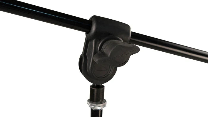 Ultimate Support MC-40B PRO SHORT Classic Series Microphone Stand with Three-way Adjustable Boom Arm and Stable Tripod Base
