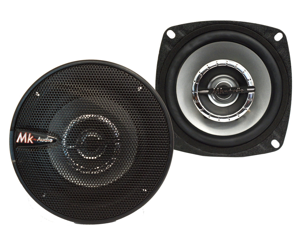MK Audio MD4099 4" 2-Way Coaxial Car Speakers 250W Crystal-Clear Full-Range Sound