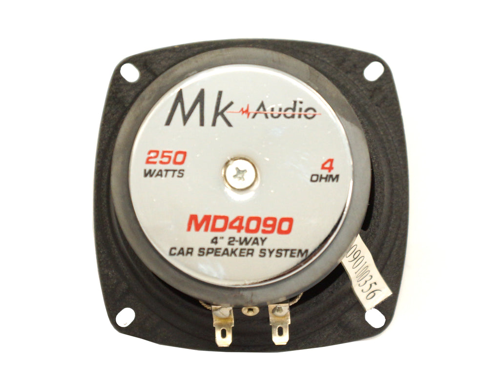 MK Audio MD4099 4" 2-Way Coaxial Car Speakers 250W Crystal-Clear Full-Range Sound