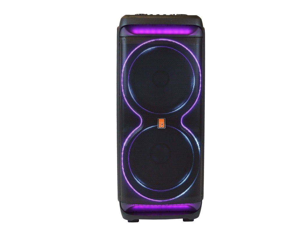 MR DJ MEMPHIS Dual 15” Powered Bluetooth DJ Speaker 6000W Active PA System