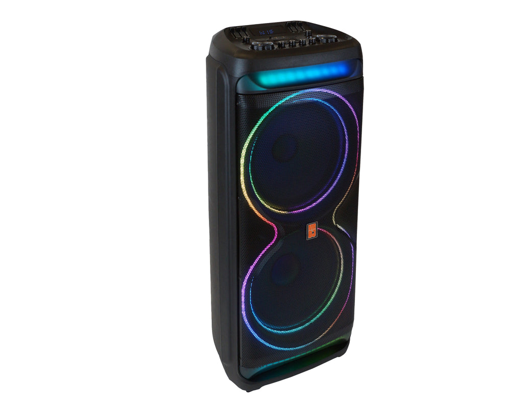 MR DJ MEMPHIS Dual 15” Powered Bluetooth DJ Speaker 6000W Active PA System