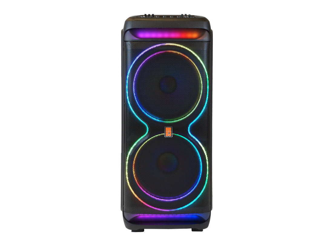 MR DJ MEMPHIS Dual 15” Powered Bluetooth DJ Speaker 6000W Active PA System
