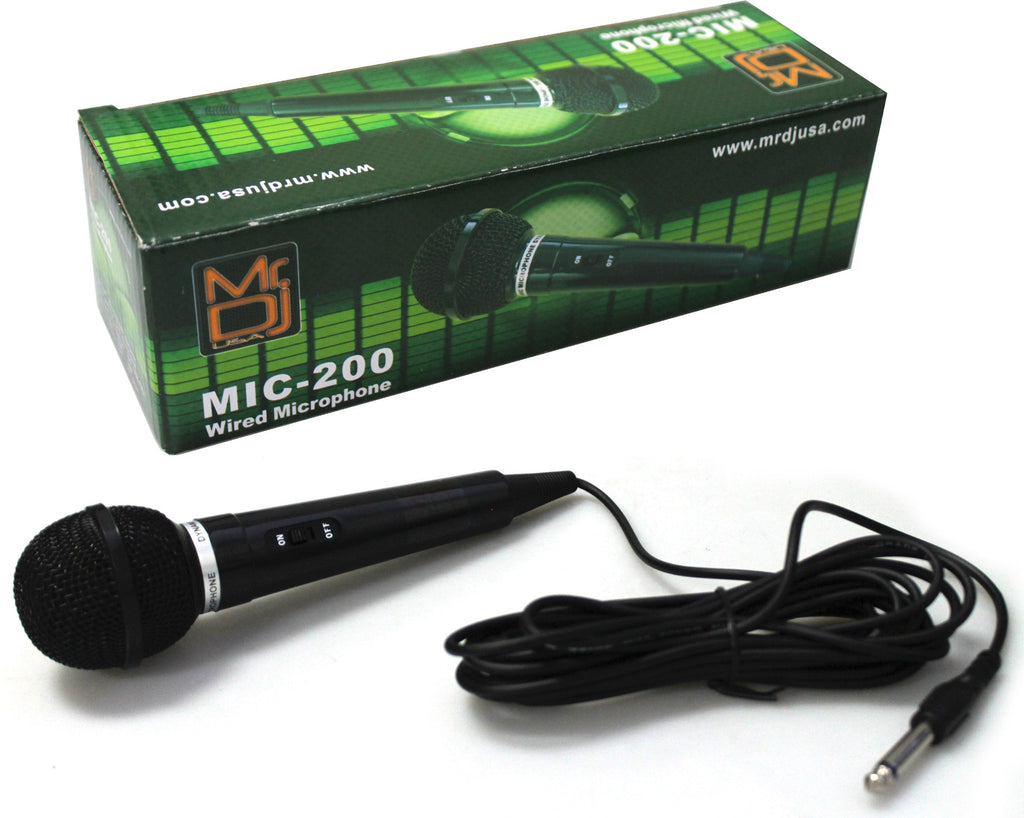 2 MR DJ MIC200 Karaoke Dynamic Vocal Wired Microphone