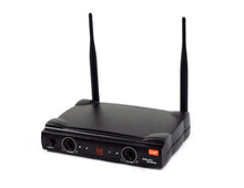 Load image into Gallery viewer, Mr. Dj MIC-UHF200 Professional Wireless Microphone System Kit with 2 Handheld &amp; Wireless Receiver