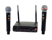 Load image into Gallery viewer, Mr. Dj MIC-UHF200 Dual UHF Wireless Microphone System