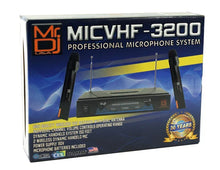 Load image into Gallery viewer, 2 MR DJ MICVHF3200 Wireless Dual Handheld design Microphone System