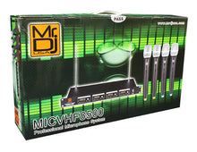 Load image into Gallery viewer, 2 MR DJ MICVHF-8500 4 Channel Handheld Wireless Microphone PA/DJ/KTV/Karaoke
