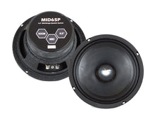 Load image into Gallery viewer, 2 Absolute MID65P 6.5" 500W Mid-Range Aluminum Bullet Loudspeaker + Flat Box