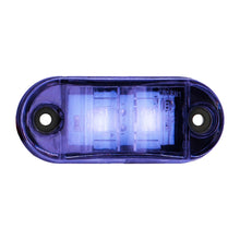 Load image into Gallery viewer, Marine ML-AL2CL-B Blue 2-LED Accent Light - Clear Plastic Bezel
