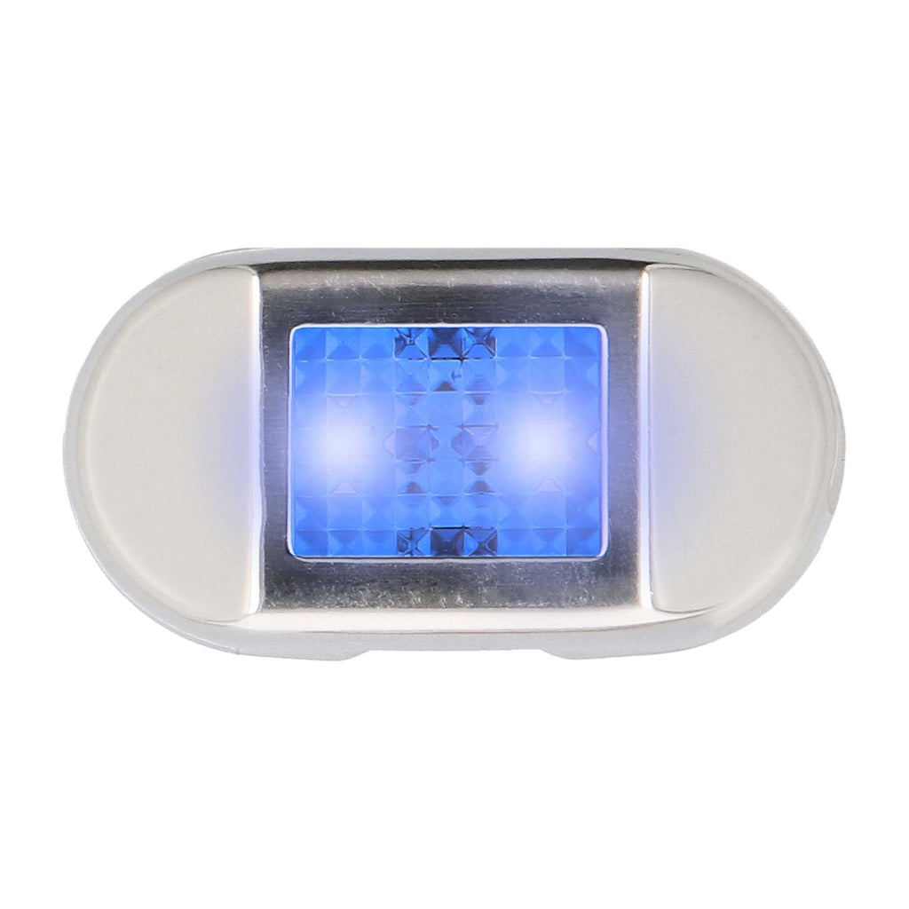 Marine ML-AL2SS-B Blue 2-LED Accent Light - Stainless Steel Bezel