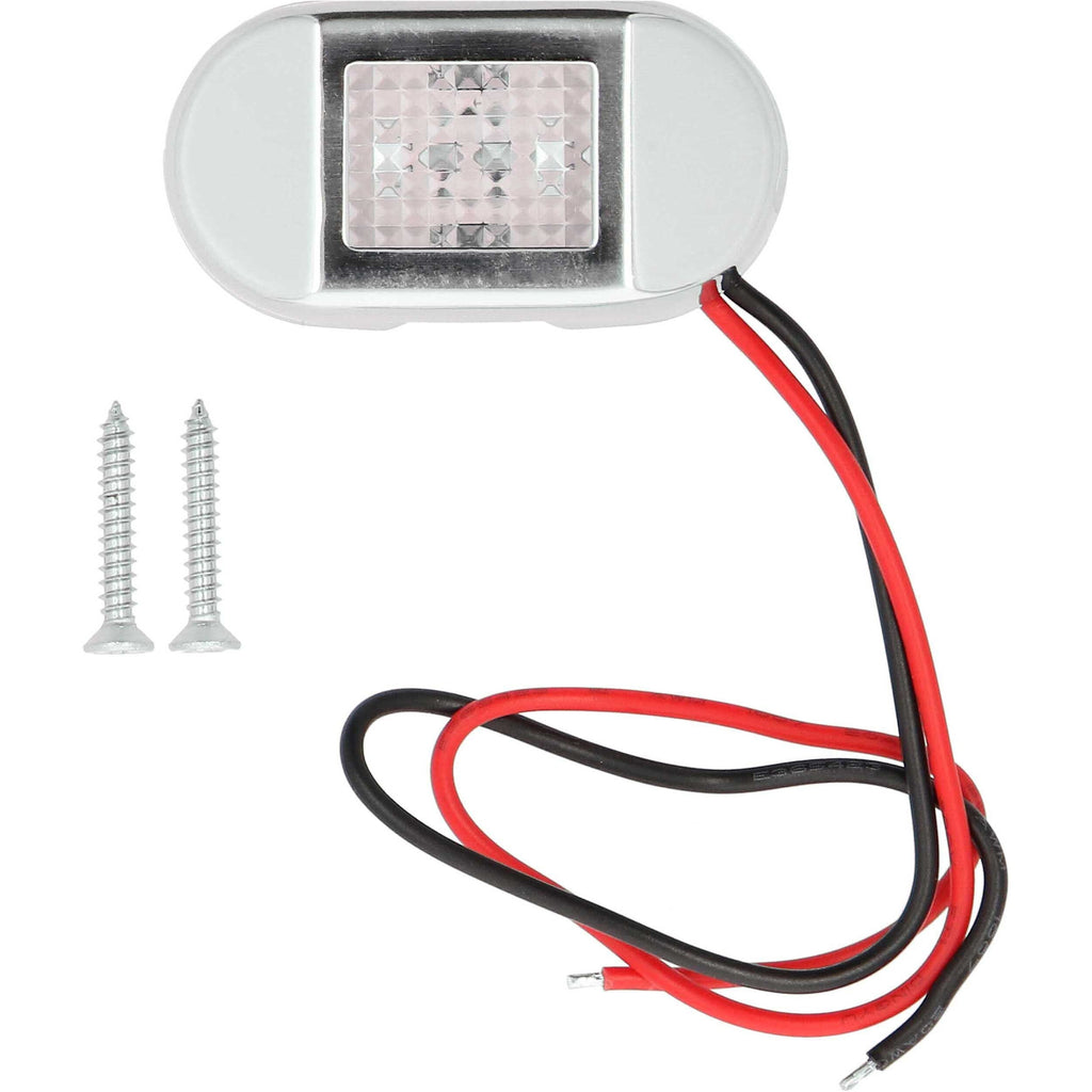 Marine ML-AL2SS-W White 2-LED Accent Light - Stainless Steel Bezel