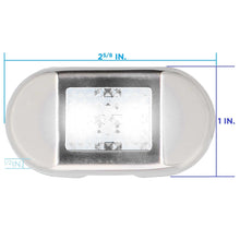 Load image into Gallery viewer, Marine ML-AL2SS-W White 2-LED Accent Light - Stainless Steel Bezel