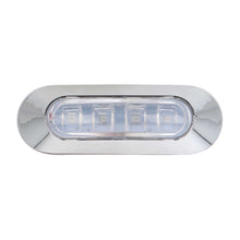 Load image into Gallery viewer, Marine ML-AL4CL-W White 4-LED Accent Light - Chrome Plastic Bezel