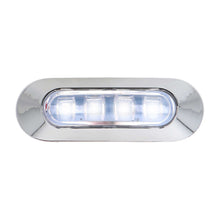 Load image into Gallery viewer, Marine ML-AL4CL-W White 4-LED Accent Light - Chrome Plastic Bezel