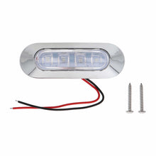 Load image into Gallery viewer, Marine ML-AL4CL-W White 4-LED Accent Light - Chrome Plastic Bezel