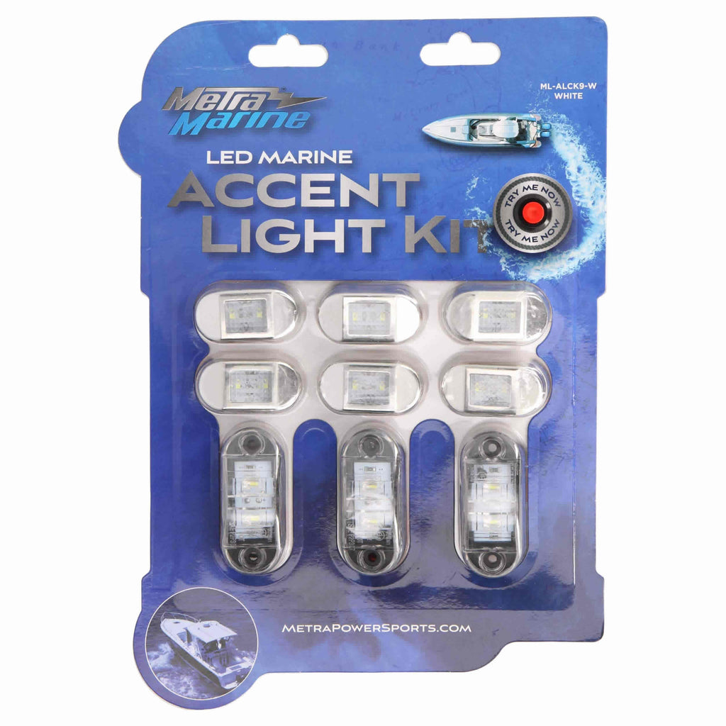 Marine ML-ALCK9-W White LED Marine Accent Lighting Kit