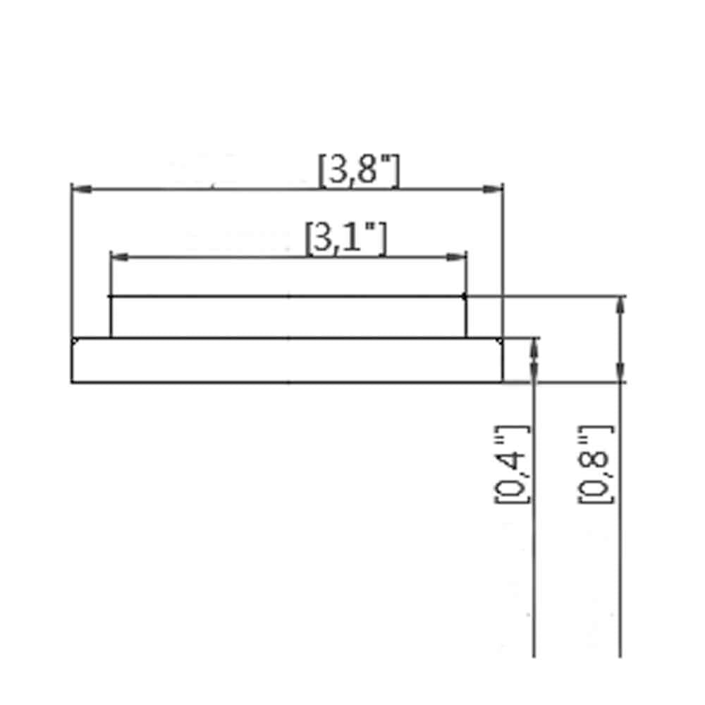 Marine ML-RGB27W 27W RGB Underwater Transom Light