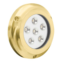 Load image into Gallery viewer, Marine ML-RGBW72W 72W RGBW Underwater Transom Light, Brass