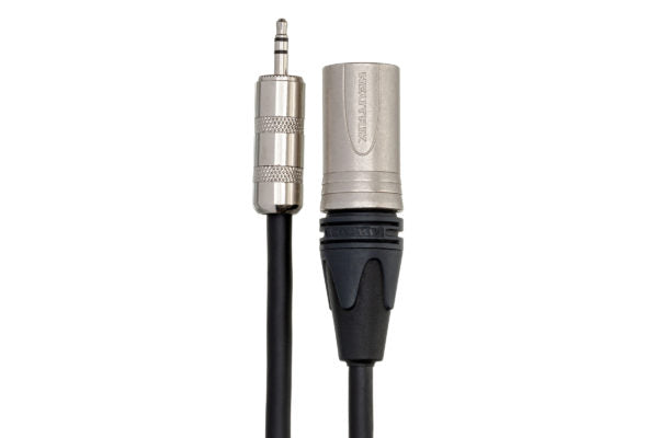 Hosa MMX-025 Microphone Cable 3.5 mm TRS Male to Neutrik XLR Male 25 foot
