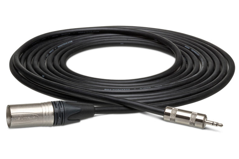 Hosa MMX-025 Microphone Cable 3.5 mm TRS Male to Neutrik XLR Male 25 foot