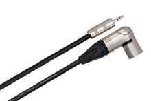 Load image into Gallery viewer, Hosa MMX-015SR Microphone Cable 3.5 mm TRS Male to Neutrik Right Angle XLR Male 15 foot