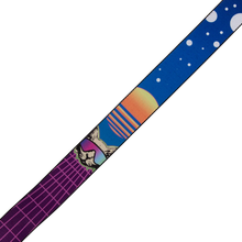 Load image into Gallery viewer, Levy's Leathers MPD2-119 2” Wide Polyester Guitar Strap - Cyber Cat Motif