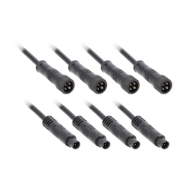 PowerSports MPS-RGB-M2H Heise Connect RGB Controller Crossover Cables - 4-Pack