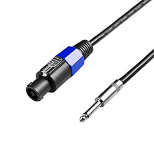 Load image into Gallery viewer, Mr. Dj CQSM12 12-Feet 1/4-Inch Male to Speakon Male Connector Professional Speaker Cable