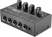 Load image into Gallery viewer, MR DJ Microamp HA400 Ultra-compact 4-channel stereo headphone amplifier