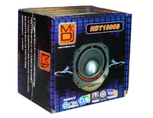 Load image into Gallery viewer, Mr Dj HDT1000B 4" Titanium Bullet High Compression Tweeter Car Van ATV UTV Marine Boat Motorcycle Motorsports, and Competition