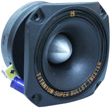 Load image into Gallery viewer, Mr. Dj HDT700B 3.5-Inch Titanium Bullet High Compression Tweeter for Car, Van, ATV, UTV, Marine, Boat, Motorcycle, Motorsports, and Competition