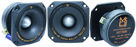 Mr. Dj HDT700S 3.5-Inch Titanium Bullet High Compression Tweeter for Car, Van, ATV, UTV, Marine, Boat, Motorcycle, Motorsports, and Competition