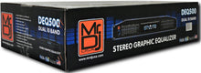 Load image into Gallery viewer, MR DJ DEQ500 19" Rack Mount Pro Dual 10 Band Stereo Graphic Equalizer EQ &amp; MIC200
